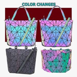 Holographic Geometric Hand Bag